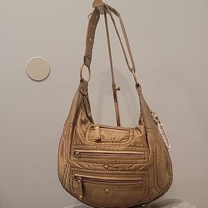 Tod's 2-Way Shoulder Bag Nylon & Leather w/Adjustable Strap w/free charm